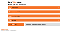 Tablet Screenshot of dasweltauto.cz